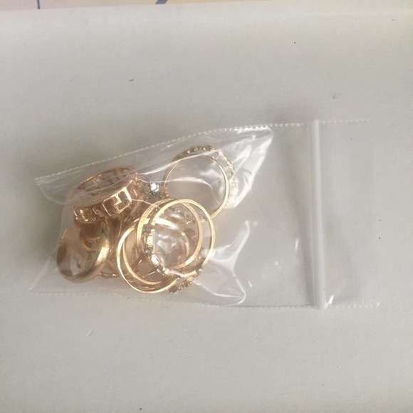 15 Piece Golden Faith Boho Midi Ring Set - Picture 9 of 9